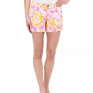 🔥🔥🔥Lilly Pulitzer Callahan shorts Royal pink ooh la la 00